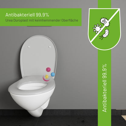 LUVETT® C100 WC-Sitz mit Absenkautomatik - Manhattan Grau