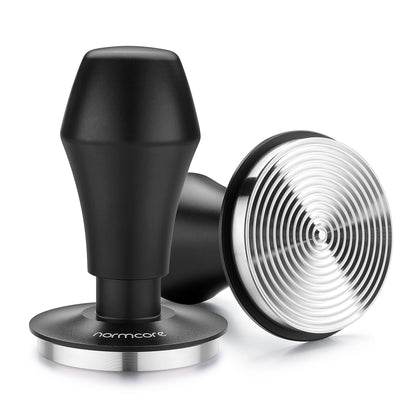 Normcore Kaffee Tamper 53,3 mm mit Ripple-Basis, druckregulierend