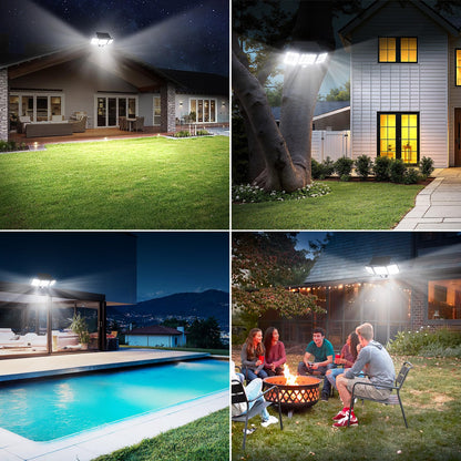 GEARLITE Solarlampen für Aussen mit Bewegungsmelder, 4 Stück