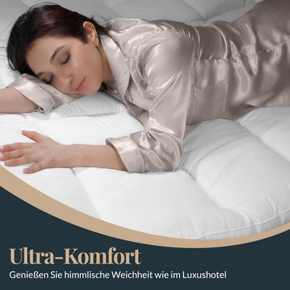 GMTextiles Topper 160x200cm - 5cm Hoher Schlafkomfort