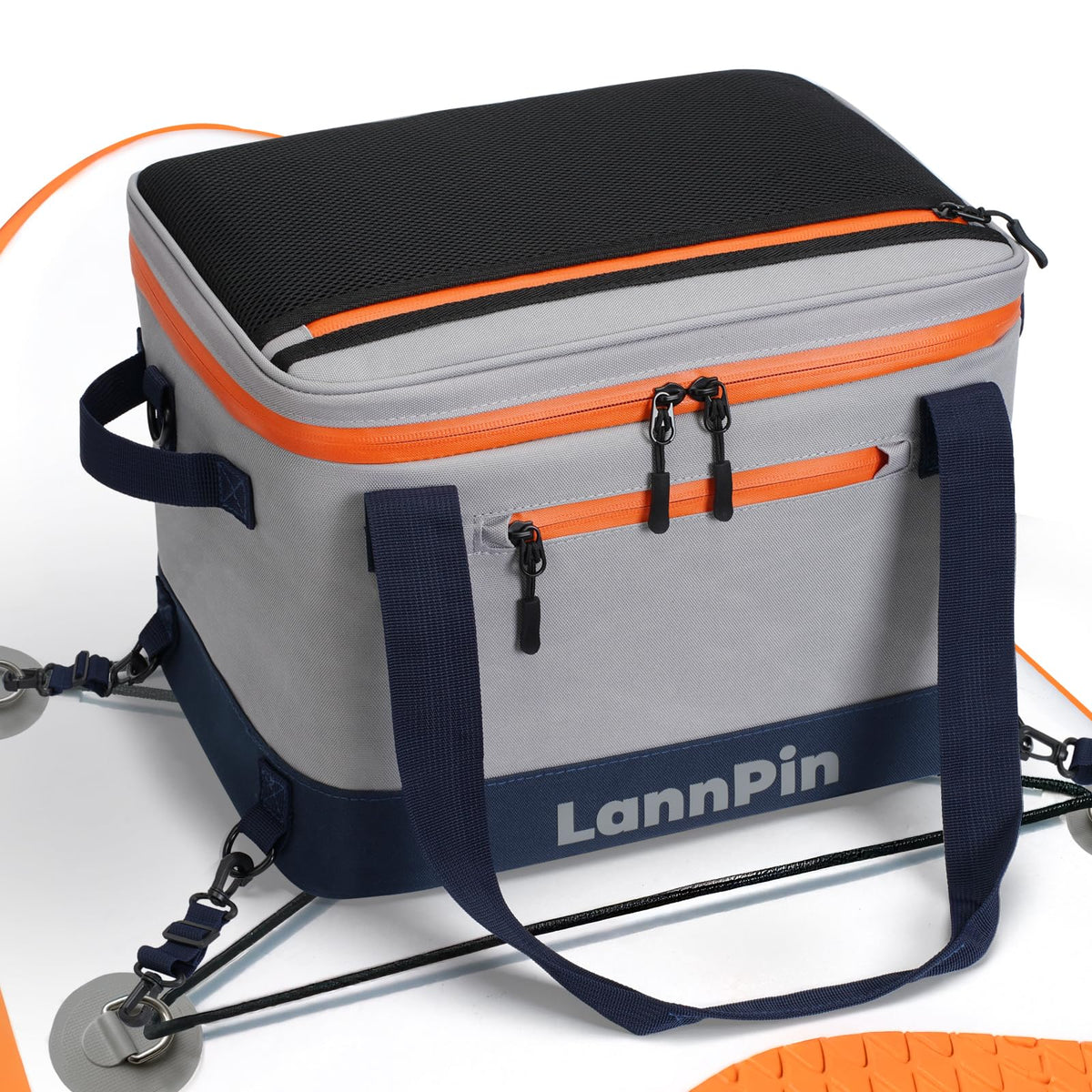 LannPin SUP Kühltasche wasserdicht 20 Liter mit Befestigungsclips