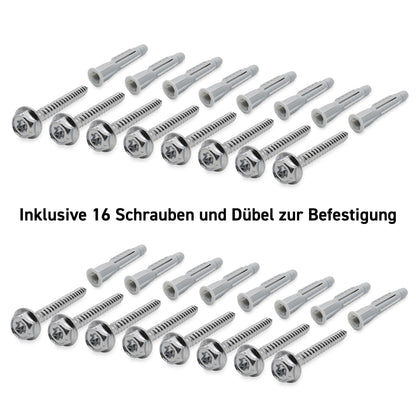 GALLUNOPTIMAL Autoreifen-Wandhalter Set für 4 Felgen, bis 50 kg