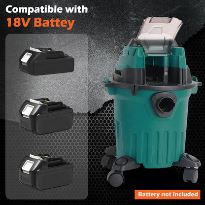 Makita 18V kompatibler Akku-Handstaubsauger 12L bürstenlos 180W