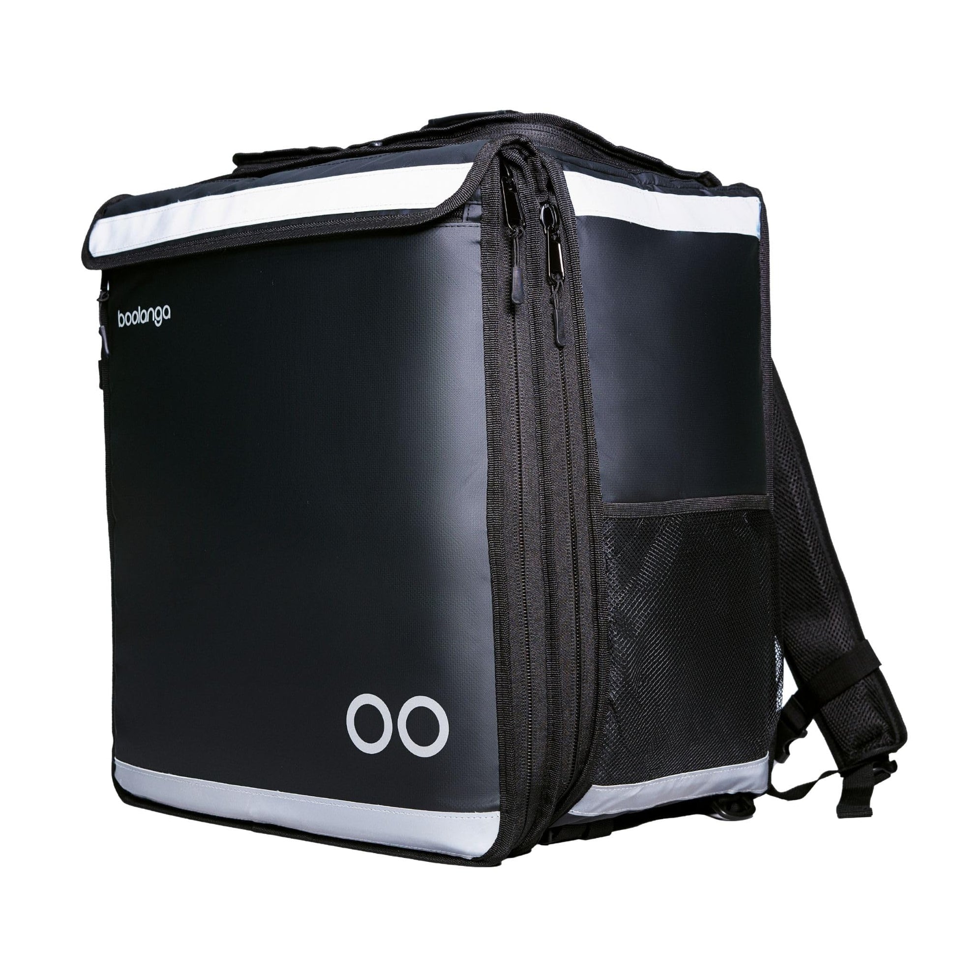 Boolanga Telescopic Cubic 89L – Isolierte Liefertasche erweiterbar. Würfelförmige, ausziehbare Tasche, isoliert Speisen beim Transport.