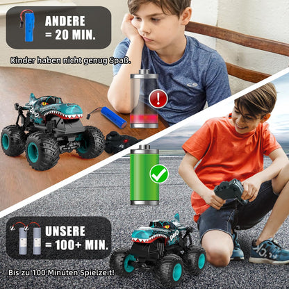 PENGBU RC Monstertruck Dinosaurier 1:20 ferngesteuert mit LED