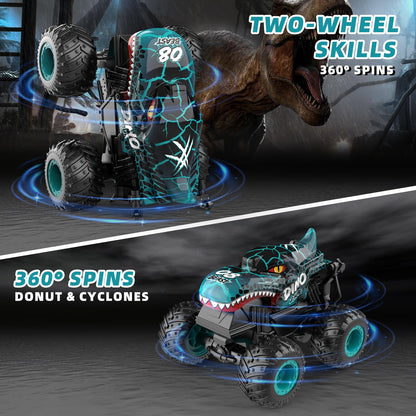 PENGBU RC Monstertruck Dinosaurier 1:20 ferngesteuert mit LED