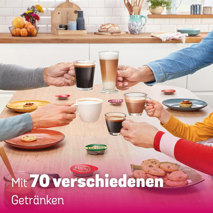 Bosch Tassimo Happy Friendly TAS103E Kapselmaschine rot/schwarz