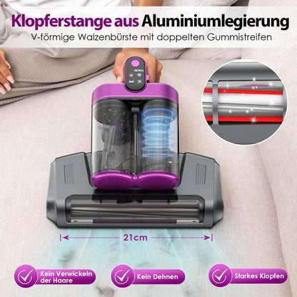 Linkifly MT1 Milbensauger für Matratzen, 18 kPa, UV-C Licht, USB-C