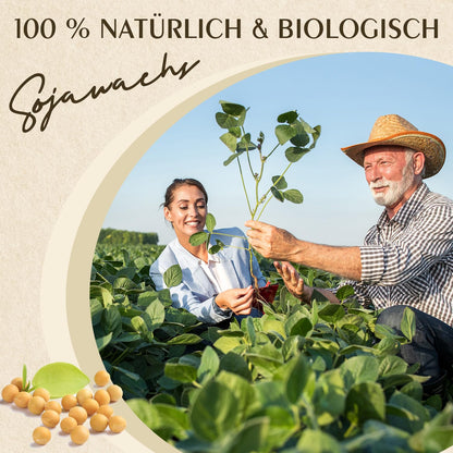 Waxcanpy Sojawachs für Kerzen 5 kg – 100% natürliches Kerzenwachs
