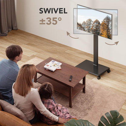 Universal Rollbarer Boden-TV-Ständer - 27-65 Zoll TVs