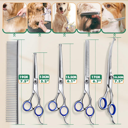 Gimars Hundeschermaschine 6-in-1 Set, kabellos, 7000 U/min, leise
