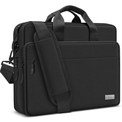 ZYB Notebooktasche 17-17.3 Zoll mit Schultergurt Schwarz