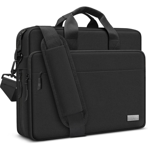 ZYB Notebooktasche 17-17.3 Zoll mit Schultergurt Schwarz