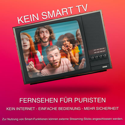 TELEFUNKEN XH32N750M Fernseher 32 Zoll HD-Ready, schwarz