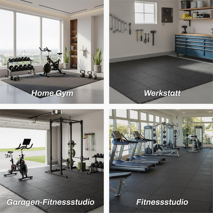 AIRHOP Fitness Puzzlematte Extra Dick - 6er Set 60x60x1.4cm