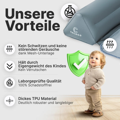 CHILDOO Rausfallschutz Bett – aufblasbares Bettgitter, 200 cm