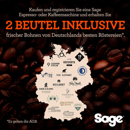 Sage The Barista Express Impress Espressomaschine mit Mahlwerk