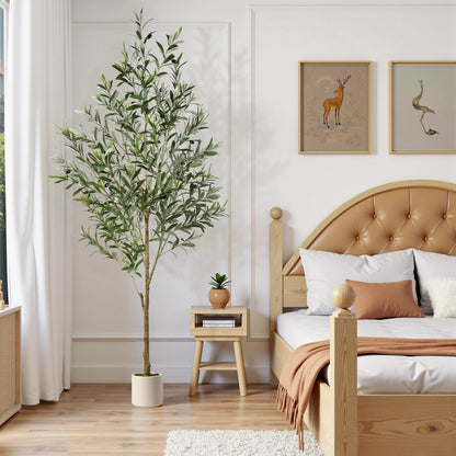 Alupssuc Künstlicher Olivenbaum Kunstpflanze Gross – 180cm