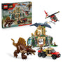 LEGO Jurassic World Spinosaurier Quetzalcoatlus Hubschrauber Set 76976. Mehrfarbiges Konstruktionsspielzeug als Spinosaurus, Quetzalcoatlus und Helikopter zum Bauen und Spielen.
