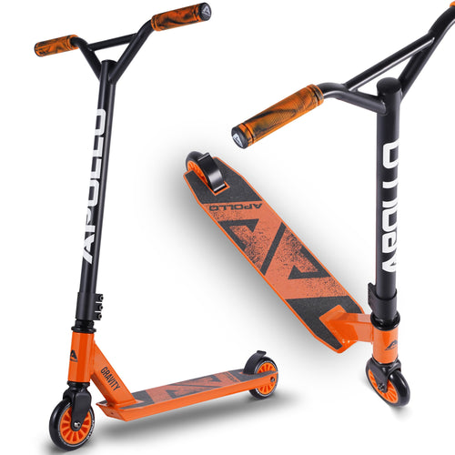 Apollo Gravity Stuntscooter – Für Kinder & Teenager Beginner. Robuster Scooter mit T-Lenker, Deck und Rollen. Zum Erlernen von Tricks.