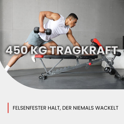 Finer Form FID Hantelbank multifunktional für Ganzkörpertraining