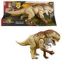 Mattel Jurassic World Bösewicht Dino Doppelattacke Actionfigur - 56 cm. Detaillierte Figur für Action-Spiele mit Doppelattacke.