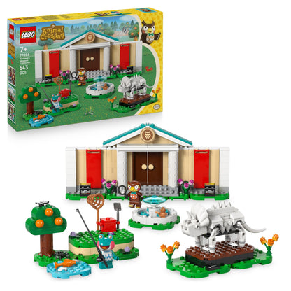 LEGO Animal Crossing Eugens Museumssammlung Sammelset 77056: Farbenfrohes Baustein-Modell von Eugens Museum. Ideal zum Bauen & Nachspielen von Museumsszenen.