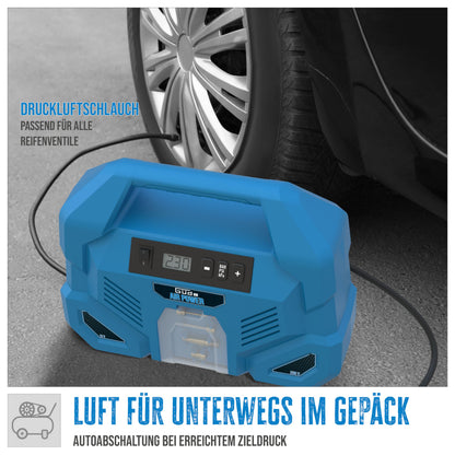 Güde Kompressor Airpower Dual Drive 12/230V, 150 W, 8 bar, 5-tlg.