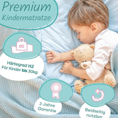 Sun Garden ComfortPur Kindermatratze 90x200 cm H2 – Oeko Tex