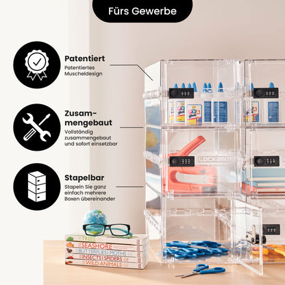 Lockabox One abschliessbare Aufbewahrungsbox mit Zahlenschloss