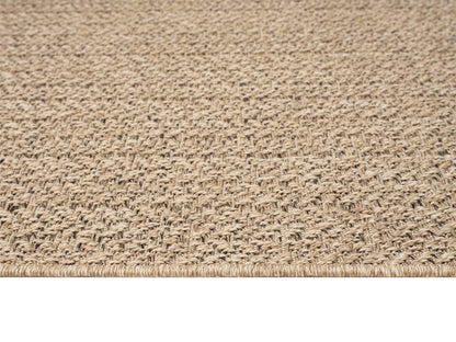 the carpet Kansas Outdoor Teppich Jute-Look, Natur, ca. 240 x 340 cm