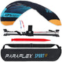 Wolkenstürmer® Paraflex Sport 1.7 2-Leiner Lenkmatte. Türkise, profilierte Lenkmatte für dynamischen Lenksport.