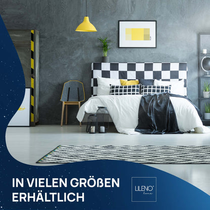 LILENO HOME Federkissen 80x80 cm 2er Set mit Entenfederfüllung