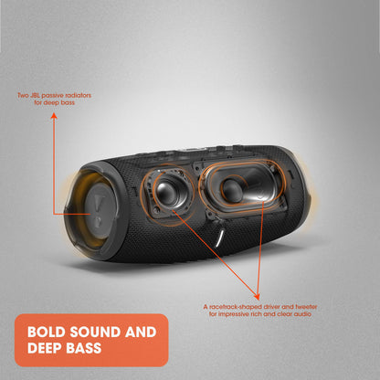 JBL Charge 5 Tragbarer Bluetooth-Lautsprecher, Schwarz, IP67
