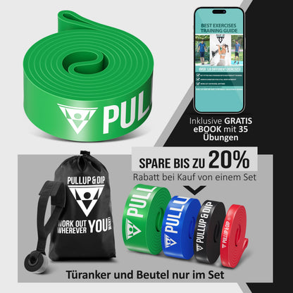 SportSwiss Widerstandsbänder 4er-Set – Klimmzughilfe EL-S