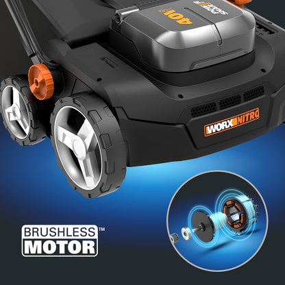 WORX Nitro WG855E.9 Akku Vertikutierer/Rasenlüfter 36cm ohne Akku