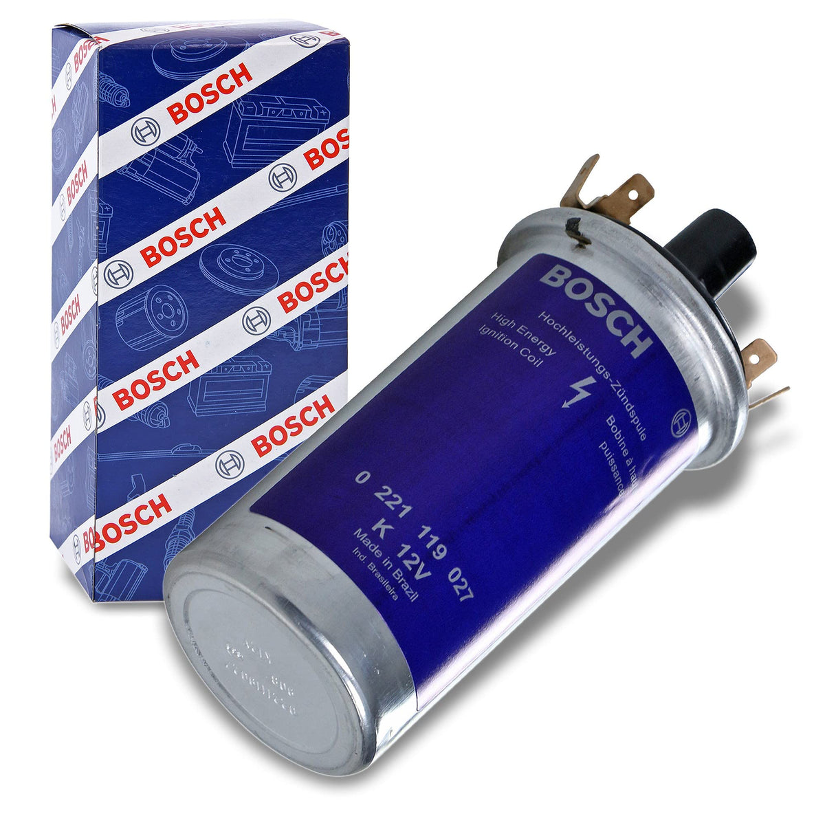 Bosch Zündspule 0221119027 – wandelt Batteriespannung in Zündspannung
