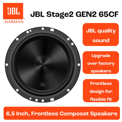 JBL Stage2 GEN2 65CF Auto Lautsprecher Set 2-Wege Komponenten 165mm