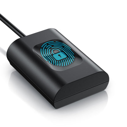 CSL USB Fingerabdrucksensor – Fingerprint Key für Windows Hello, kompakter Sensor mit 1,5 m USB-Kabel