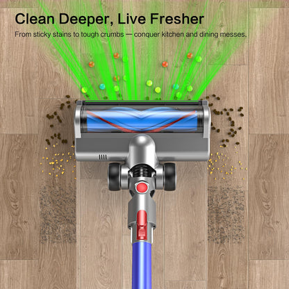 EVARY Ersatz-Bodendüse für Dyson V7 V8 V10 V11 V15 mit LED-Licht