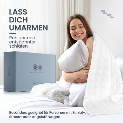 müüd® Gewichtsdecke Schwere Therapiedecke - 8kg 135x200 cm
