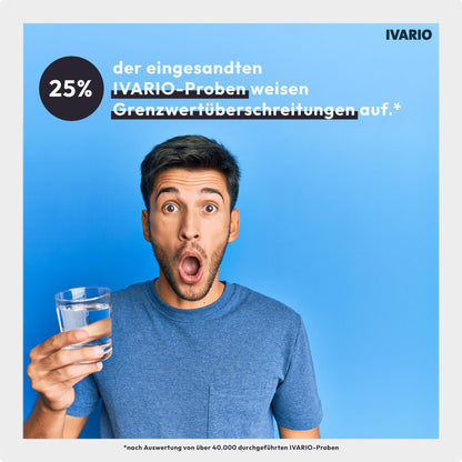 IVARIO Plus Labor-Wassertest-Set für Trink- und Leitungswasser