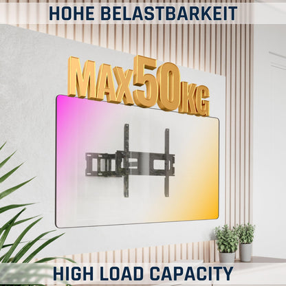 RICOO S5144 TV Wandhalterung schwenkbar für 40–65 Zoll, bis 50 kg