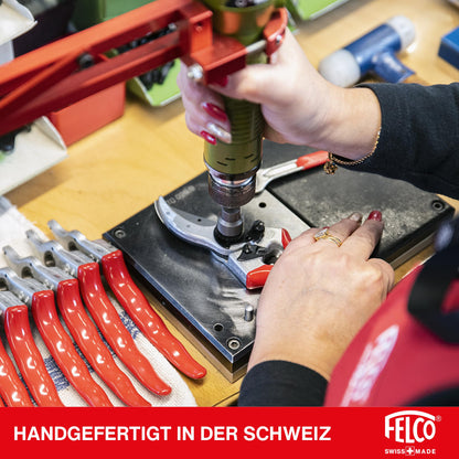 FELCO 6 ELITE Gartenschere ergonomisch mit Ledergriffen, 20 mm