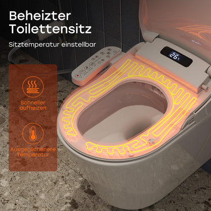 Komfort Smart Dusch WC Sitz - Elektrisch, Bidet, Warmluft