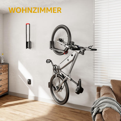 monTEK Fahrrad-Wandhalterung schwenkbar, belastbar bis 35 kg