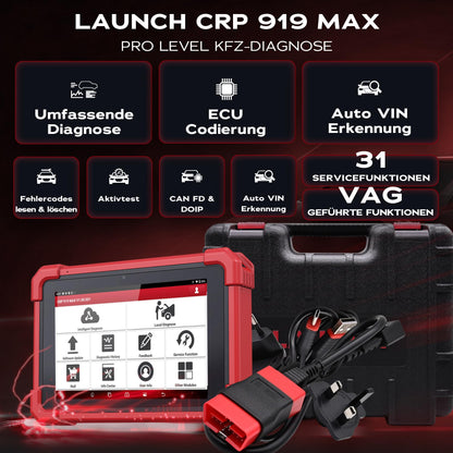 LAUNCH CRP 919 MAX OBD2 Diagnosegerät für alle Fahrzeugsysteme
