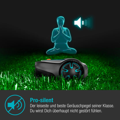 Gardena SILENO minimo Mähroboter für Rasenflächen bis 350 m²