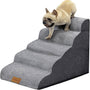 Trhillsbrad Hundetreppe Breit 5 Stufen 62cm – für kleine Hunde. Ermöglicht kleinen Hunden den Aufstieg zu erhöhten Flächen.
