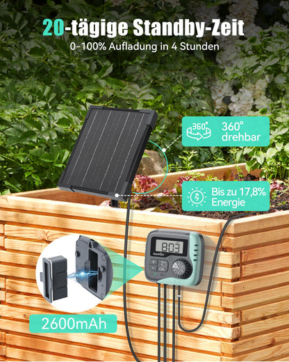 RAINPOINT Solar Bewässerungssystem 15P, automatische Tropfbewässerung